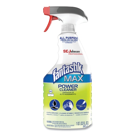 Fantastik Max Power Cleaner, Pleasant Scent, 32 oz Spray Bottle 00054600000380